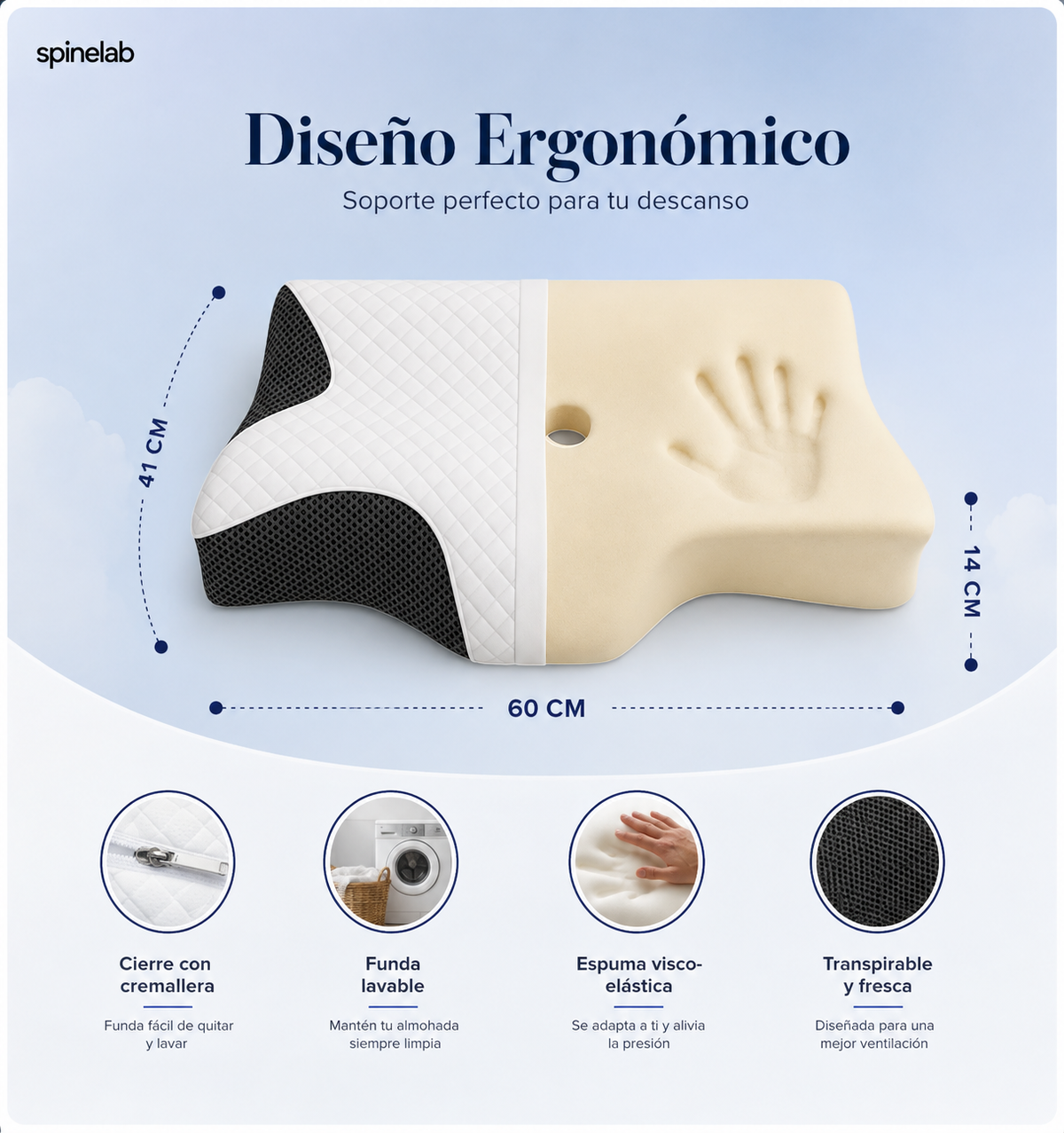 SpineLab - Almohada Cervical